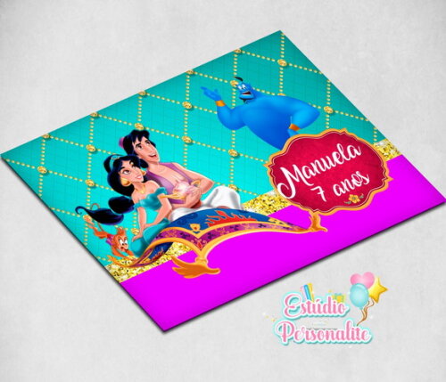 Jogo Americano Aladdin e Jasmine