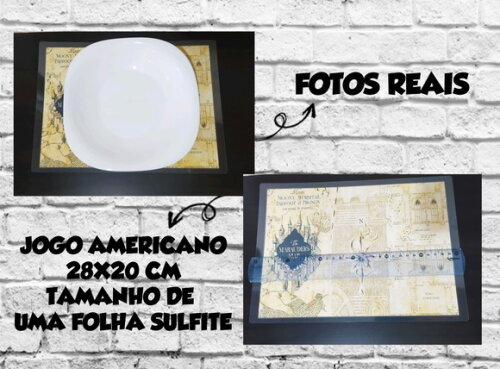 Jogo Americano Plastificado Fidget Toys Pop It
