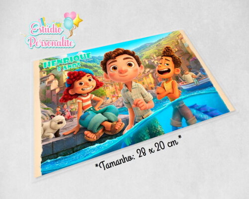 Jogo Americano Plastificado Luca Disney