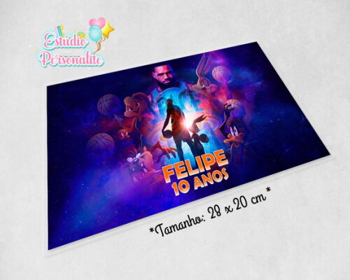 Jogo Americano Plastificado Space Jam Um Novo Legado
