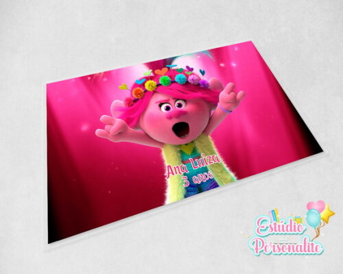 Jogo americano plastificado Trolls 2