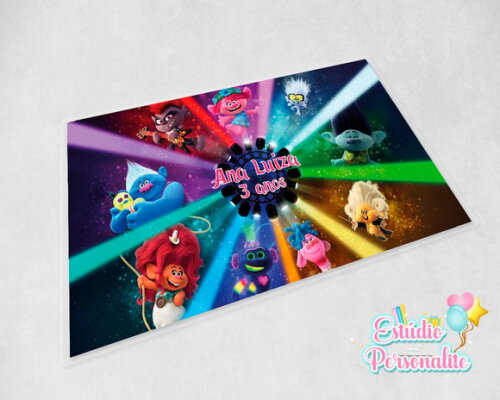 Jogo americano plastificado Trolls 2