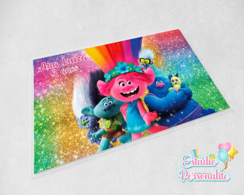 Jogo americano plastificado Trolls 2