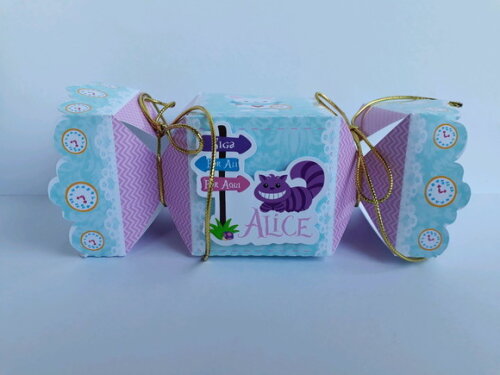Kit 30 Caixas Alice no País das Maravilhas