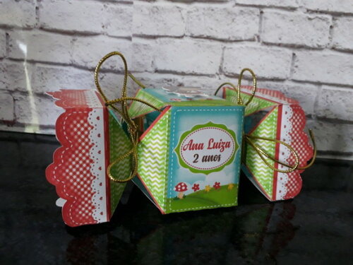 Kit 30 Caixas Chapeuzinho Vermelho