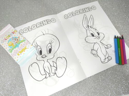 Kit de Colorir Baby Looney Tunes.
