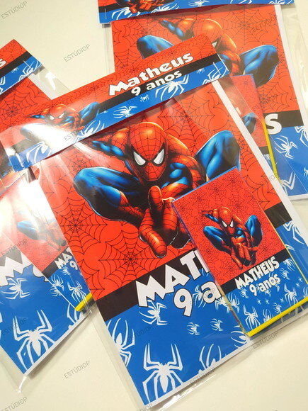 Kit de Colorir Homem Aranha