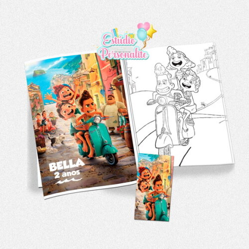 Kit de Colorir Luca Disney