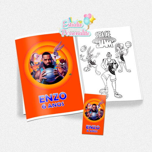 Kit de Colorir Space Jam Um Novo Legado