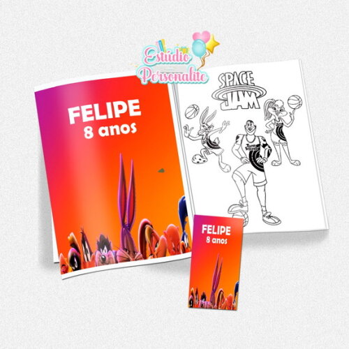 Kit de Colorir Space Jam Um Novo Legado