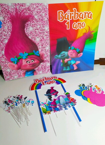 Kit Festa em Casa Trolls