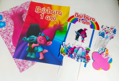 Kit Festa em Casa Trolls