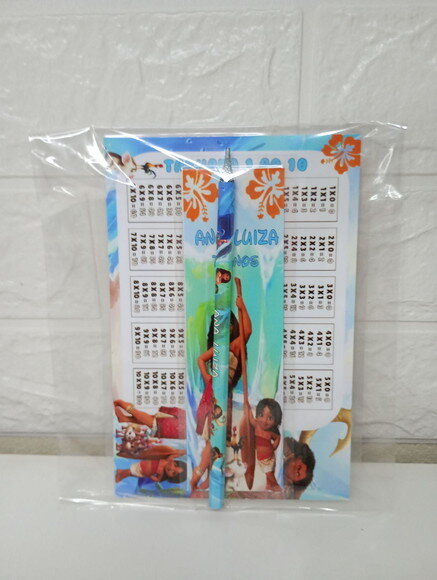 Kit Lápis + Mini Régua + Tabuada Moana 2