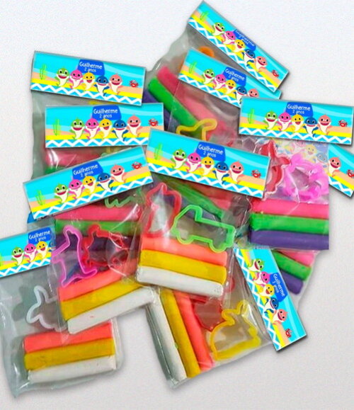 Kit Massinha Baby Shark.