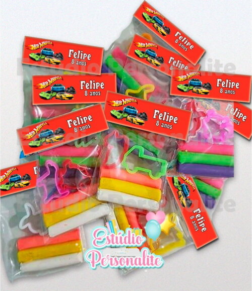Kit Massinha Hot Wheels