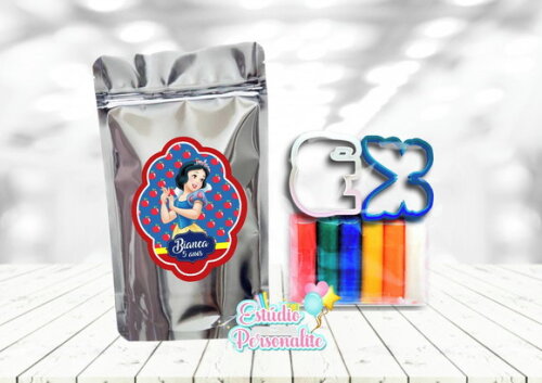 Kit Massinha no Saquinho Metalizado Branca de Neve