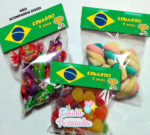 Lapela com Saquinho Vazio Copa do Mundo