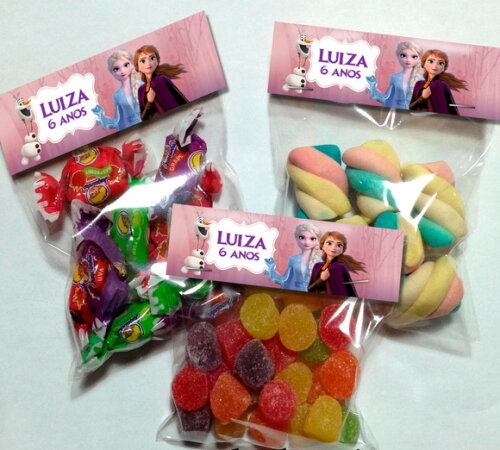 Lapela com Saquinho Vazio Frozen 2