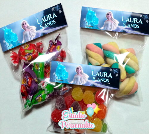Lapela com Saquinho Vazio Frozen 2