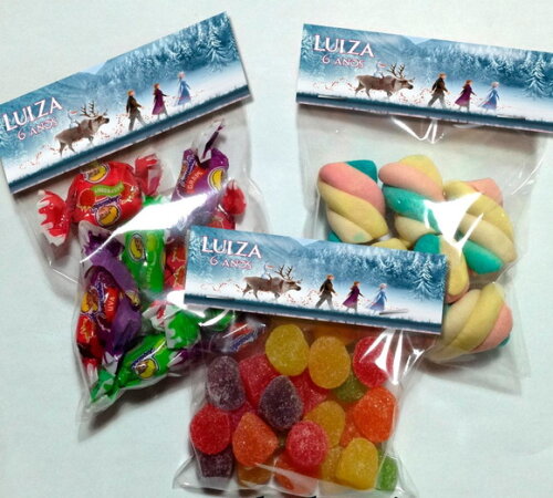 Lapela com Saquinho Vazio Frozen 2