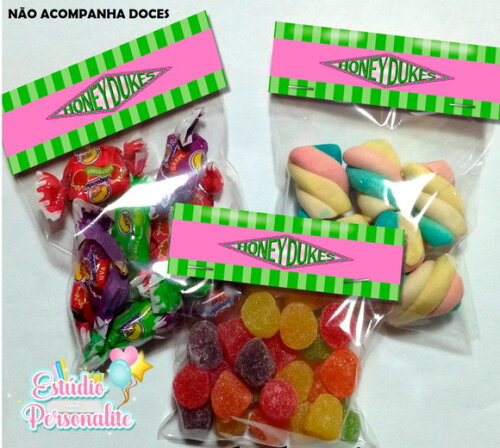 Lapela com Saquinho Vazio Honey Dukes Harry Potter