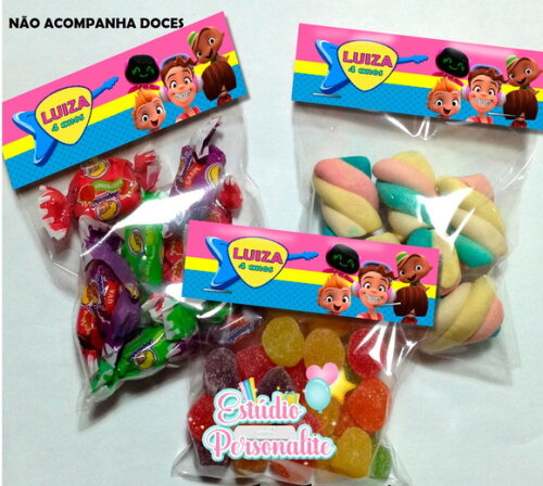 Lapela com Saquinho Vazio Minibeat Power Rockers