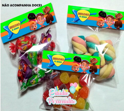 Lapela com Saquinho Vazio Minibeat Power Rockers