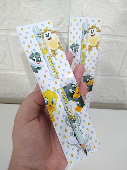 Lápis com Card Baby Looney Tunes