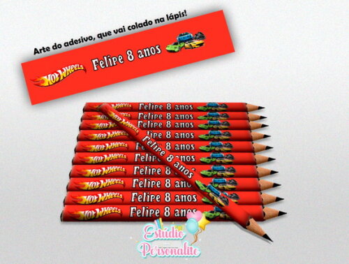 Lápis Hot Wheels