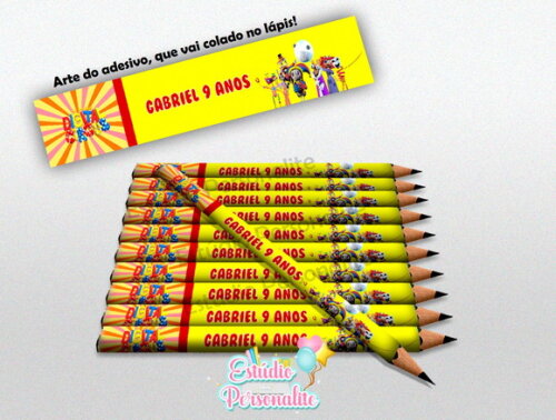 Lápis Personalizado Digital Circus