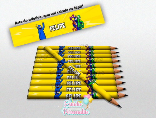 Lápis Rainbow Friends
