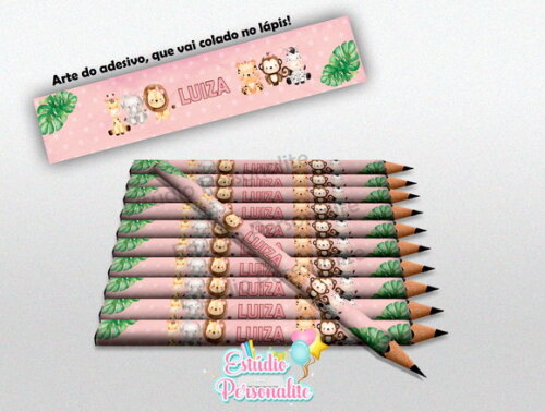 Lápis Safari Rosa