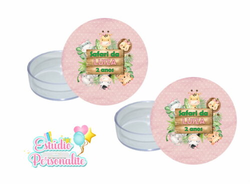 Latinha Safari Rosa