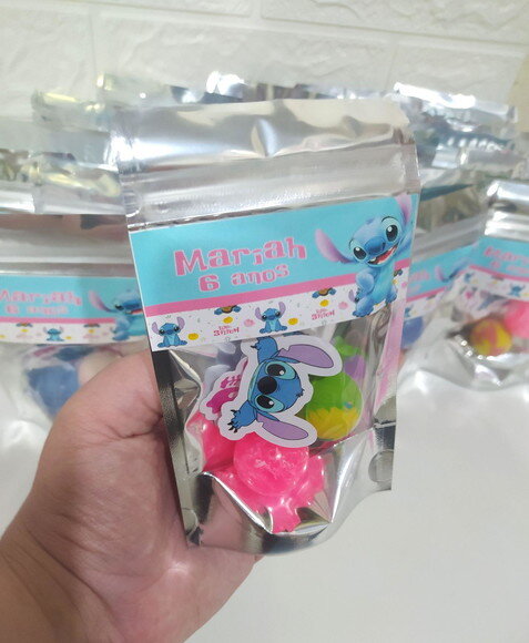 Lembrancinha Bolinha Pula Pula Stitch