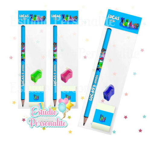 Lembrancinha Kit Escolar Completo Garten Of Banban