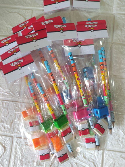 Lembrancinha Kit Escolar Completo Pokémon