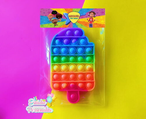 Lembrancinha Pop It MiniBeat Power Rockers -Leia a descrição