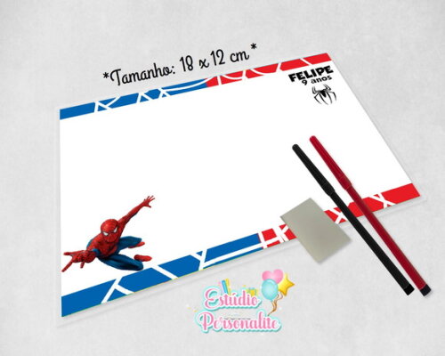 Lousa Homem Aranha