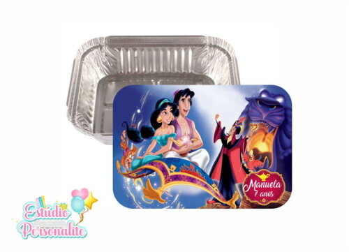 Marmitinha Aladdin e Jasmine