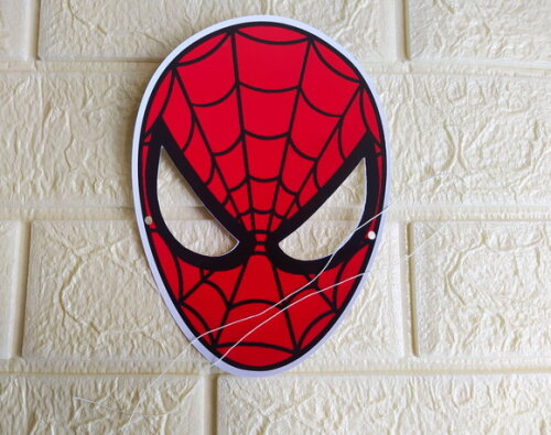 Máscara de Papel Homem Aranha