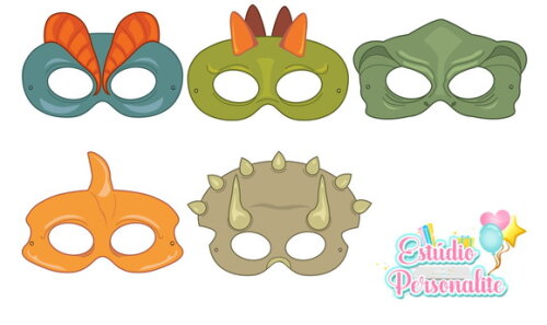 Máscaras Dinossauros