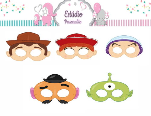 Máscaras Toy Story