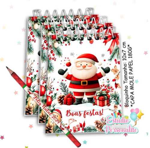 Mimo Natal - Bloquinho com Lápis