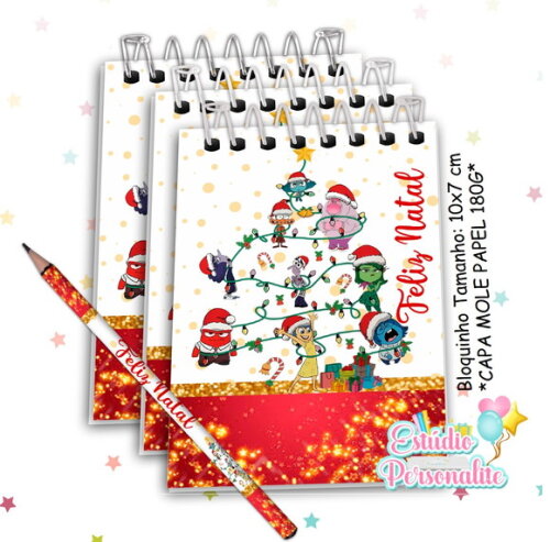 Mimo Natal Divertidamente 2/ Bloquinho com Lápis