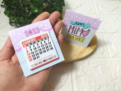 Mimo para Cliente - Mini Calendário de Mesa 2023