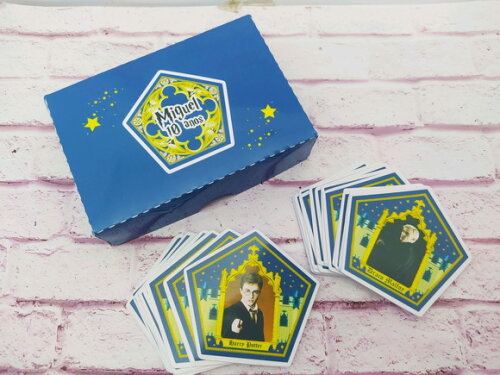 Mini Caixinha com 28 Cards Sapo de Chocolate Harry Potter
