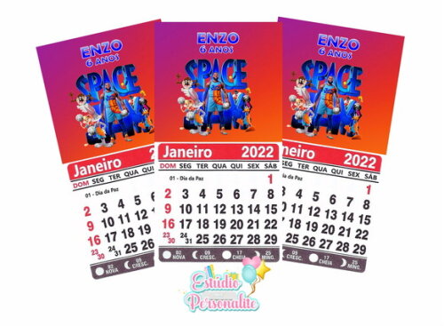 Mini Calendário 2022 Space Jam Um Novo Legado