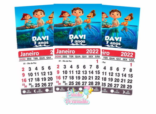 Mini Calendário 2024 Luca Disney