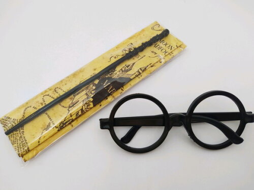 Óculos e Varinha Harry Potter