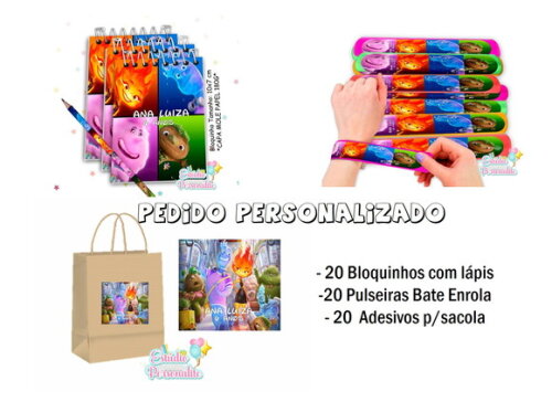 Pedido Personalizado Elementos / 60 Itens
